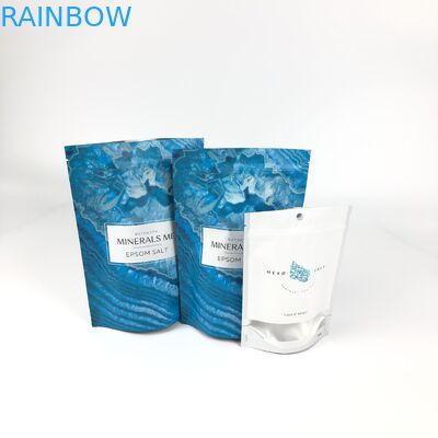 Số lượng nhỏ in kỹ thuật số túi đựng bánh quy snack bao bì thịt bò khô đứng lên túi có dây kéo với cửa sổ rõ ràng