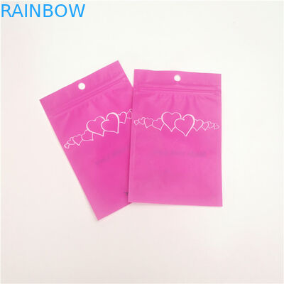 Đồ trang sức lông mi In ống đồng MOPP Túi đựng đồ trang điểm có dây kéo