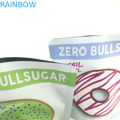 Túi bánh quy nhựa Đứng lên Túi tùy chỉnh Thực phẩm Lớp Matt Hoàn thiện Túi Hạt / Hạt điều / Túi trái cây khô