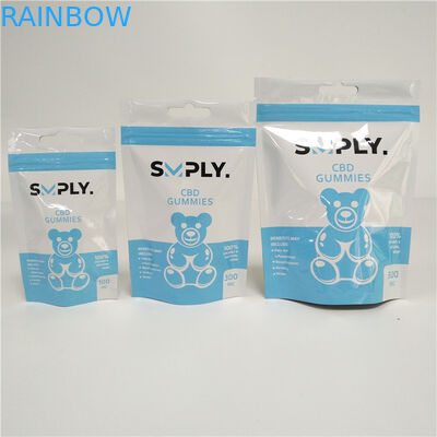 Tùy chỉnh 3,5g Cookie Nut Weed Đứng lên Túi có dây kéo Túi kẹo nhựa 7g 18g 24g