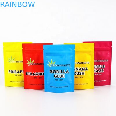 Túi cỏ đứng lên có thể thay thế được CBD VMPET 180mic Mylar