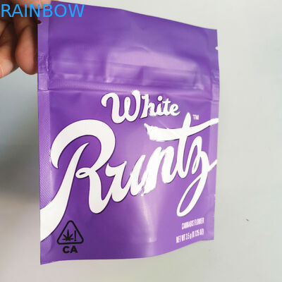 3.5g 7g 14g 28g Túi Runtz đứng lên Ziplock Pouch Weed Cookie Candy CBD Bag