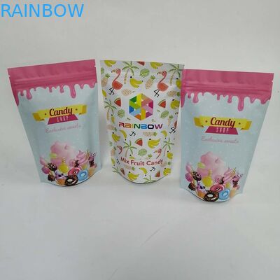 In ống đồng bóng cao CMYK Snack Zipper Pouches