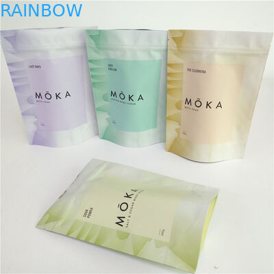 In đầy đủ màu sắc 200g Chà rửa cơ thể Đứng lên Túi giấy nhôm Túi đựng cà phê rỗng có dây kéo