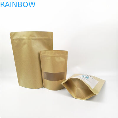 Giấy Kraft Đứng Lên CYMK 6oz 8oz Bao Bì Túi Snack