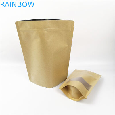 100g bột cà phê 250g CYMK VMPET Kraft Paper Zipper Bag