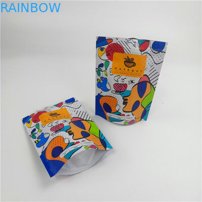 Túi đóng gói thực phẩm ăn nhẹ / túi đóng gói hạt / nhựa cà phê sô cô la sữa bột dây kéo túi đứng lên