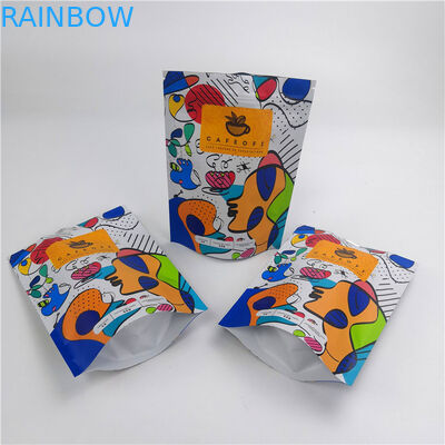 Túi đóng gói thực phẩm ăn nhẹ / túi đóng gói hạt / nhựa cà phê sô cô la sữa bột dây kéo túi đứng lên