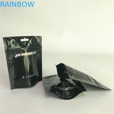 Túi Mylar Giấy nhôm mờ Cannabiss Child Proof