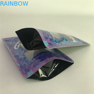 Túi Mylar Mặt trước rõ ràng In ống đồng Bao bì Túi nhựa