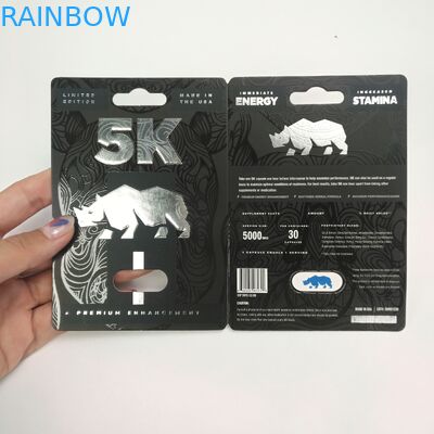 Bề mặt bóng mờ 9x12cm Rhino Capsule vỉ giấy