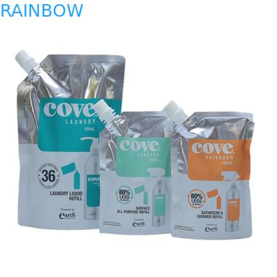 Dung dịch tẩy rửa Đứng lên Doypack Đứng Túi đựng chất tẩy rửa Túi đựng dầu gội đầu