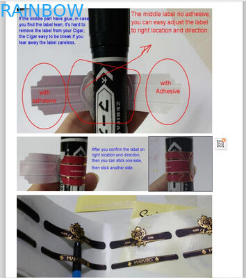 Nhãn màu CMYK 70mic Gold Stamping Shrink Sleeve Labels