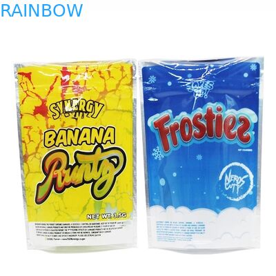 3.5g 7g CBD Túi đựng hương thảo mộc có cửa sổ rõ ràng