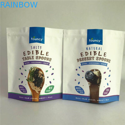 Túi bao bì giấy nhôm mờ được chấp nhận tùy chỉnh Túi bánh quy