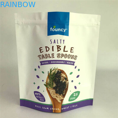 Túi bao bì giấy nhôm mờ được chấp nhận tùy chỉnh Túi bánh quy