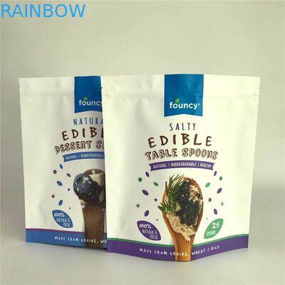 Túi bao bì giấy nhôm mờ được chấp nhận tùy chỉnh Túi bánh quy