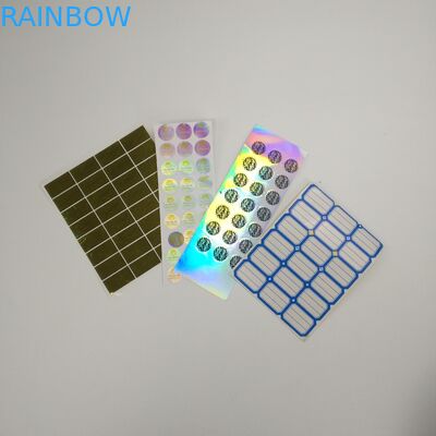 Nhãn phim ảnh ba chiều VMPET 60x60MM 20 microns cho chai