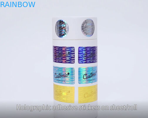 Holographic 60mic Nhãn dán trang trí UV CYMK