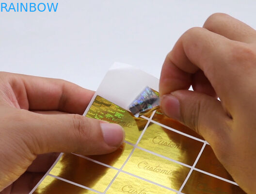 Holographic 60mic Nhãn dán trang trí UV CYMK