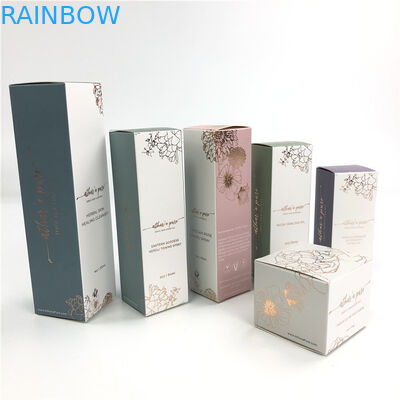Các tông trắng Mỹ phẩm Hộp giấy dập nóng Bao bì Kem Mặt