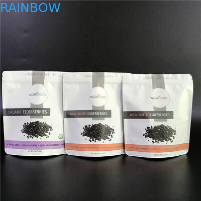 Túi giấy nhôm Túi tùy chỉnh có in logo Túi Mylar có dây kéo