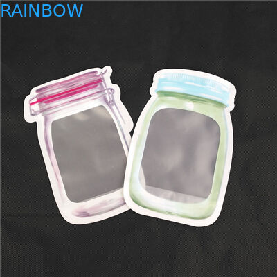 Tùy chỉnh có thể tái sử dụng tái sử dụng Túi nhựa đứng lên cho thực phẩm nước trái cây Sữa thạch lỏng