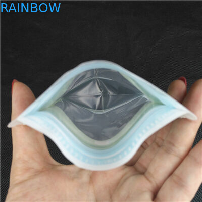 Logo in hình đặc biệt Nước trái cây cấp thực phẩm Sữa thạch Chất lỏng đứng lên Hình dạng chai