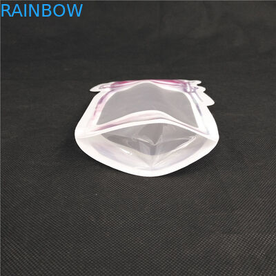 Logo in hình đặc biệt Nước trái cây cấp thực phẩm Sữa thạch Chất lỏng đứng lên Hình dạng chai