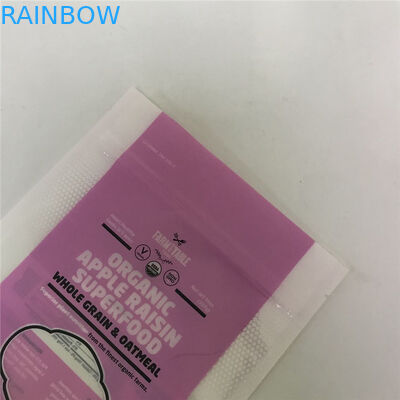 Bề mặt bóng Đứng lên Túi bao bì Túi tùy chỉnh có cửa sổ để đóng gói thực phẩm