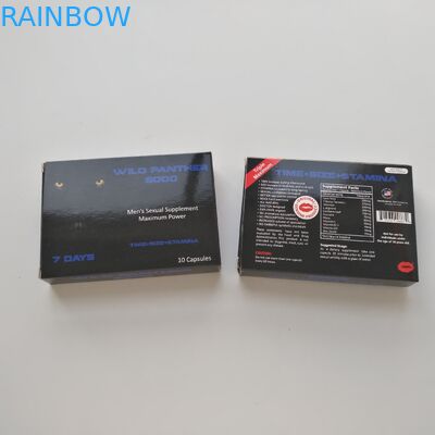 Hộp đựng thuốc chăm sóc sức khỏe bằng giấy trắng in tùy chỉnh