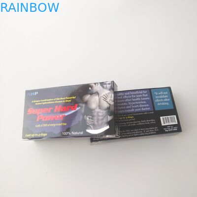 Hộp đựng thuốc chăm sóc sức khỏe bằng giấy trắng in tùy chỉnh