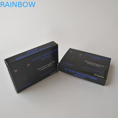 Hộp đựng thuốc chăm sóc sức khỏe bằng giấy trắng in tùy chỉnh