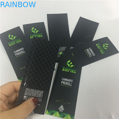 In kỹ thuật số Preroll Bao bì bóng Bao bì Mylar Túi nhôm tùy chỉnh Khử mùi Chống xì gà Ziplock Bao bì chung