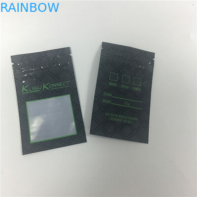 In UV KUSH PE Ngăn trẻ em mở túi thuốc lá bằng cửa sổ