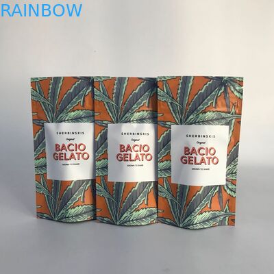 Đứng lên Túi đóng gói kẹo cao su có dây kéo chống trẻ em