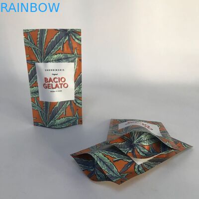 Giấy nhôm mờ được chấp nhận tùy chỉnh Túi bao bì Cannabsis