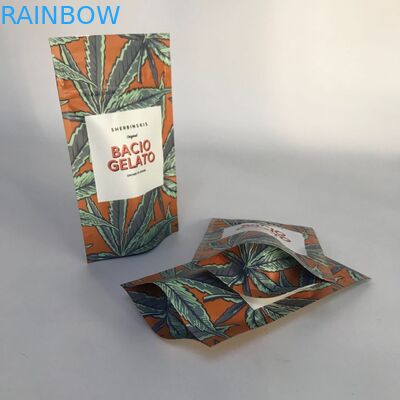 Giấy nhôm mờ được chấp nhận tùy chỉnh Túi bao bì Cannabsis