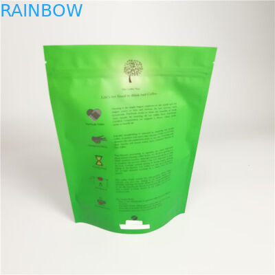 Bao bì đựng cà phê có thể tái chế cấp độ thực phẩm có dây kéo