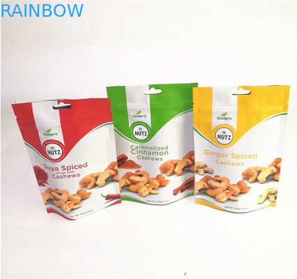 Giấy nhôm mờ tùy chỉnh được chấp nhận Túi đứng có dây kéo