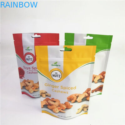 Giấy nhôm mờ tùy chỉnh được chấp nhận Túi đứng có dây kéo