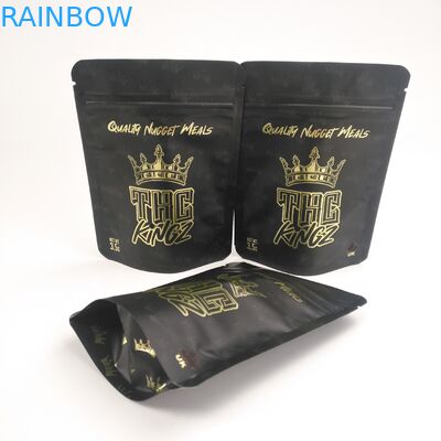 In kỹ thuật số Chống mùi 3.5g Bao bì hoa khô Túi giấy bạc Mylar Túi phim cảm ứng mềm