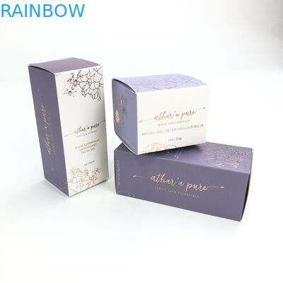 In nhãn tùy chỉnh Hộp bao bì giấy có thể gập lại cho chai tinh dầu 10ml