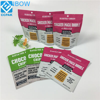 Túi đựng thực phẩm có thể uốn lại với khóa Zip Túi Pakcgaing cho quả hạch khô