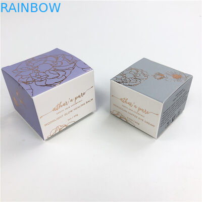 Bao bì hộp giấy cho chai tinh dầu Hộp nhỏ giấy bạc nóng Tông trắng