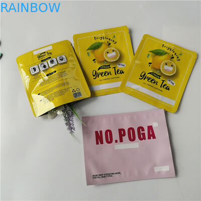 Túi bao bì vũ trụ màu xanh mờ tùy chỉnh gói giấy bạc phẳng