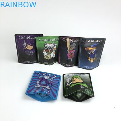 Túi đựng bánh quy chống mùi 100micron VMPET 3.5g 7g 14g Cannabies Mylar