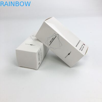 Bán buôn phim mờ tùy chỉnh dập nóng với các tông trắng 350g cho mẫu mỹ phẩm thực phẩm lông mi Bao bì hộp giấy