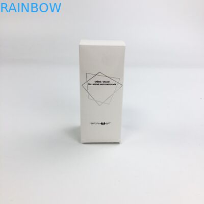 Bán buôn phim mờ tùy chỉnh dập nóng với các tông trắng 350g cho mẫu mỹ phẩm thực phẩm lông mi Bao bì hộp giấy