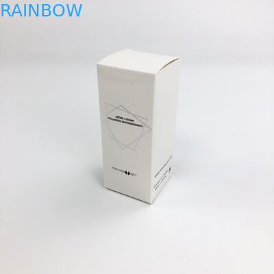 Bán buôn phim mờ tùy chỉnh dập nóng với các tông trắng 350g cho mẫu mỹ phẩm thực phẩm lông mi Bao bì hộp giấy